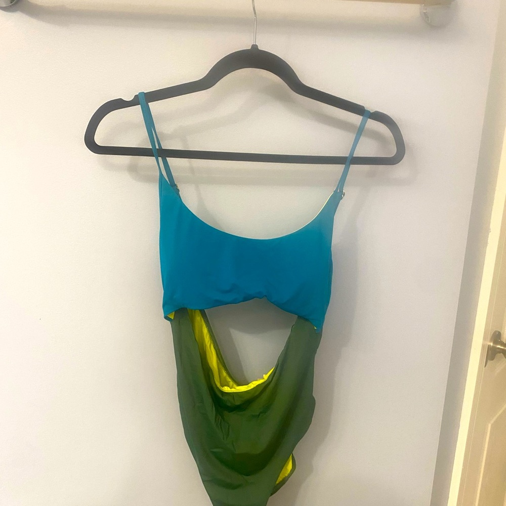 Cutout One Piece Bathing Suit